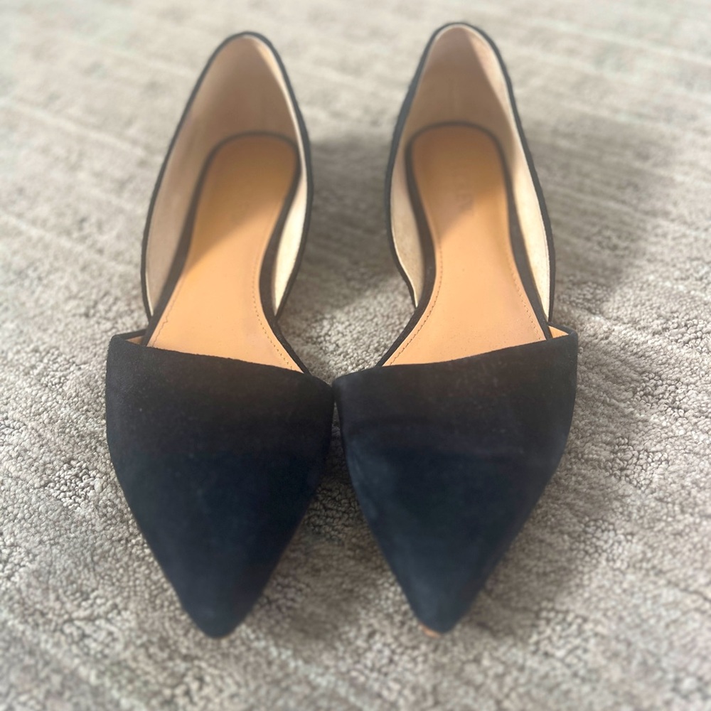 J. Crew D’Orsay Flats - Black - SIZE 8.5